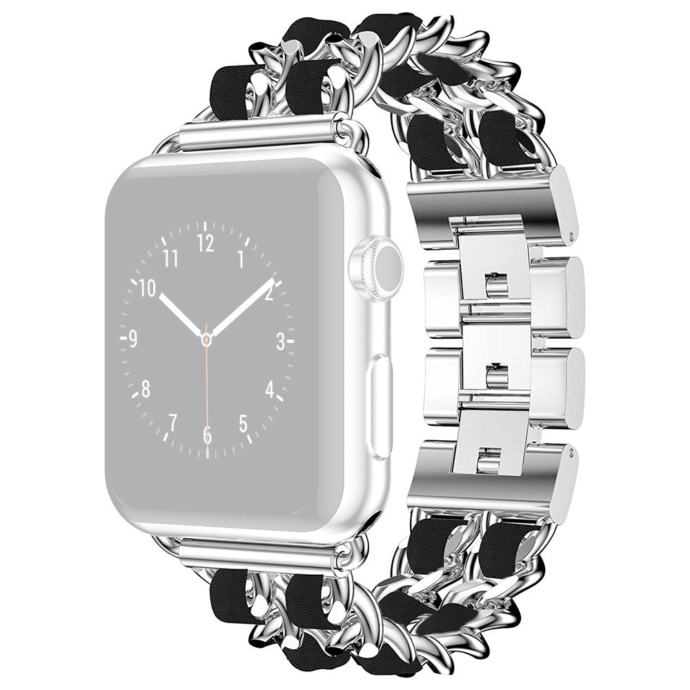 Chain Style Stainless Steel Watch Strap for Apple Watch Series 9 8 7 6 SE (2023) SE(2022) 40mm 3 2 1 38mm Chain Style Stainless Steel Watch Strap for Apple Watch Series 9 8 7 6 SE (2023) SE(2022) 40mm 3 2 1 38mm